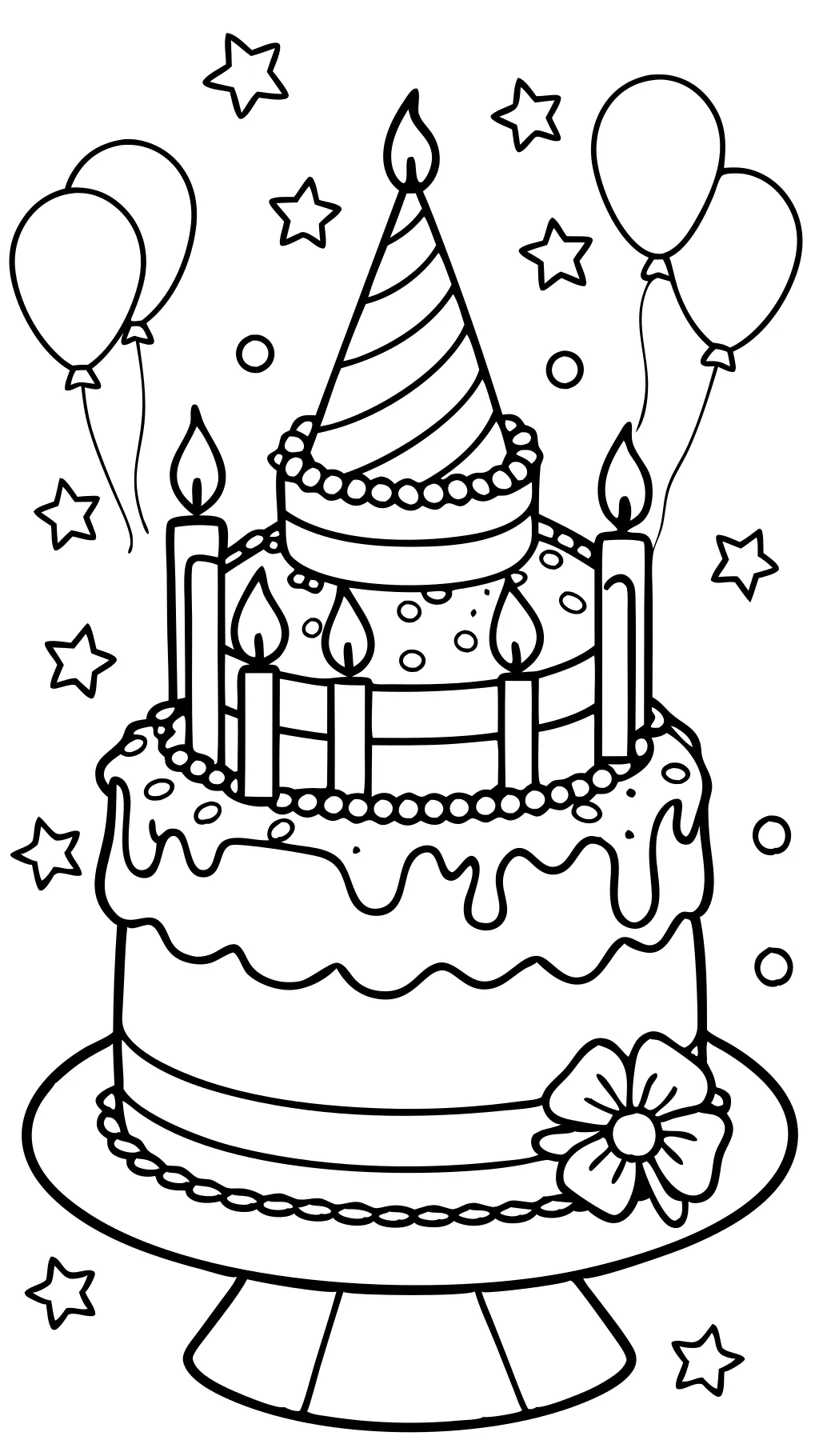 coloriages pour les anniversaires imprimables